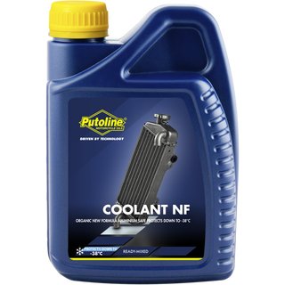 Putoline Kühlmittel COOLANT NF, gebrauchsfertiges, organisches Kühlmittel (Frostschutz bis -38° C). 1 Ltr.