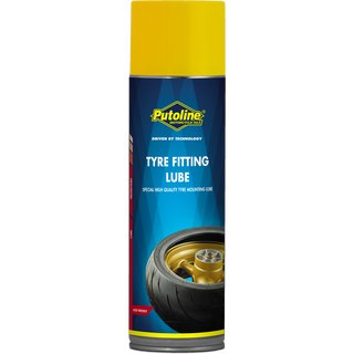 Putoline premium spray TYRE Fitting Lube, 500 ml premium spray for mounting and unmounting motorcycle tyres.