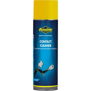 Putoline Reinigungsspray CONTACT Cleaner, 500 ml Sprühdose speziell formuliertes Reinigungsspray für Zündkerzen, Unterbrecher und alle anderen elektrischen Bauteile.