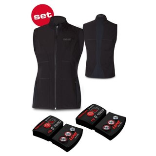 Lenz Heat Vest 1.0 Women + lithium pack rcb 1800