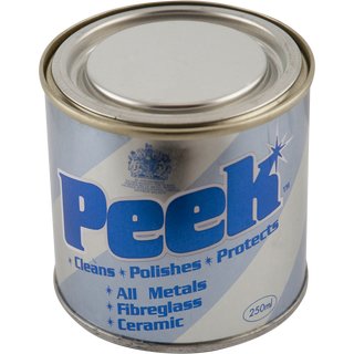 Putoline multifunctional polish PEEK chrome cleaner, 250 ml tin, cleans and polishes very gently, it buffs and protects many types of metals and plastics.