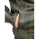 DIRTY12_brown - Mens Leather Jacket M