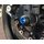LIGHTECH Crash pad for wheel axle 4 pieces APRILIA Dorsoduro 750 RSV4 R+FACTORY+APRC, SHIVER 750, TUONO V4 blue