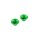LIGHTECH Crash pad für Radachse 4 Stück DUCATI Monster 821 (14-16) grün