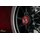 LIGHTECH Crash pad for wheel axle DUCATI Hypermotard/Hyperstrada 821 Monster 1100 Streetfighter 848 red