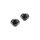 LIGHTECH Crash pad for wheel axle 4 pieces HONDA CBR 600 RR (07-12) & (14-16) black