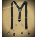 Rusty Pistons - "Suspenders Black" - Hosenträger, schwarz