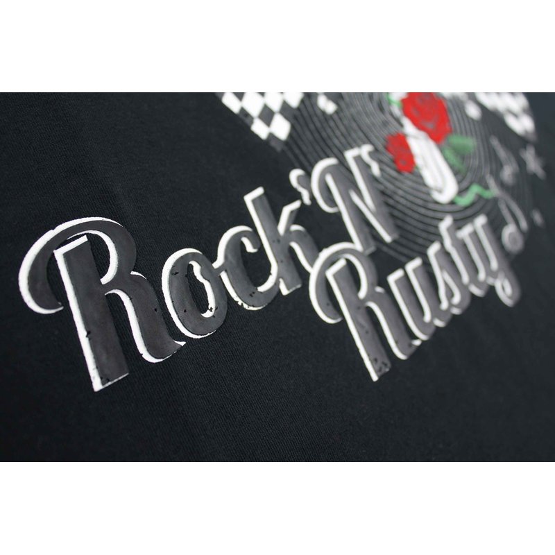 RUSTY PISTONS Rockabilly DamenT-Shirt WELONA BLACK 