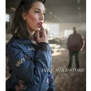 Rusty Pistons - "Shiloh Sailor" woman jacket, blue