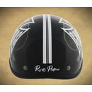 Rusty Pistons - open face helmet "Irvine" black