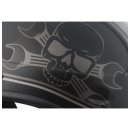 Rusty Pistons - Jethelm "Skull Shine" schwarz