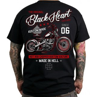 Blackheart T-Shirt Red Chop