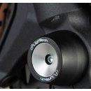 Lightech Crash pad for wheel axle Aprilia RSV4/ Shiver 750/ Tuono V4 black