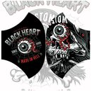 Blackheart Gesichtsmaske Full Punk