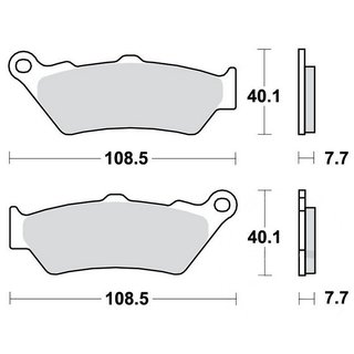 MCB brake lining sintered front for BMW G 650 GS/ Xchallange/ Xcountry