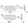 MCB brake lining sintered front left for Suzuki V-Strom 650/ 1000