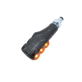 LighTech mini LED Blinker, E-Geprüft, schwarz