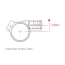 Lightech handlebar clips for Kawasaki ZX 636/ ZX10-R  Offset: +20mm