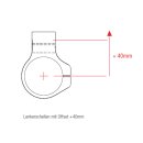 LighTech Lenkerschellen Paar für Kawasaki ZX 636/ ZX10-R | Höhe 0mm / Winkel 10°