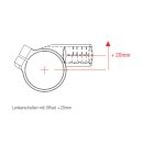 LighTech Lenkerschellen Paar für MV Agusta F3 675/800 | Höhe 0mm / Winkel 10°