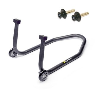 Lightech iron rear stand with rollers