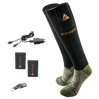 Alpenheat heated socks Fire-Socks made with wool and remote control