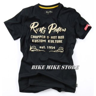 Rusty Pistons - "Darden Black" - Herren T-Shirt, schwarz, Größe L