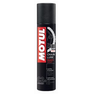 Motul C2+ CHAIN LUBE ROAD weißes synthetisches Kettenspray 100 ml