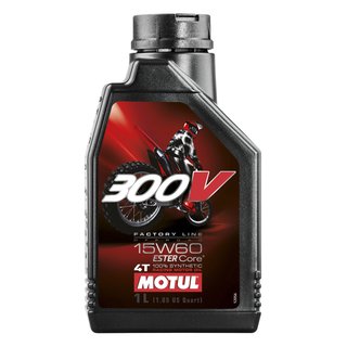 Motul 4-stroke motorcycle racing lubrikant 300V FACTORY LINE OFF ROAD 15W60