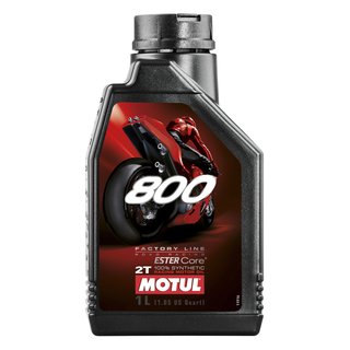 Motul 2-stroke motorcycle racing lubricant 800 2T FACTORY LINE ROAD RACING 1 L