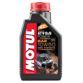 Motul 100% synthetic 4-stroke lubricant ATV SXS POWER 4T 10W-50