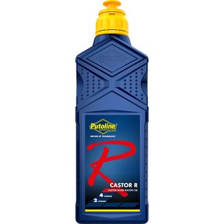 Putoline engine oil Castor R, 1Ltr. high-purity castor oil for 2- and 4-stroke motorcycles