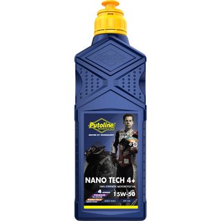 Putoline motor oil Nano Tech 4+ 15W-50, 100% synthetic 4-stroke-motor oil 1 ltr
