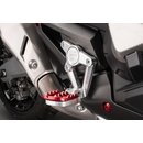 LighTech Fussrastenanlage Honda X Adv (Bj 17-19) sil/blk