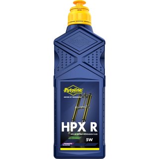 Putoline fork oil HPX R 5W, 1 ltr hogh-grade, synthetic fork oil with advanced additives.
