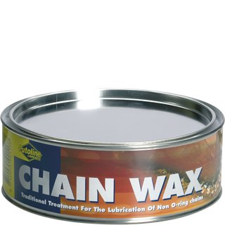 Putoline Kettenschmiemittel Chain Wax, 1 kg traditionelles Produkt zur Schmierung von offenen (MX) Ketten.