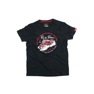 Rusty Pistons - "Laurel Black" - Herren T-Shirt, schwarz, Größe L